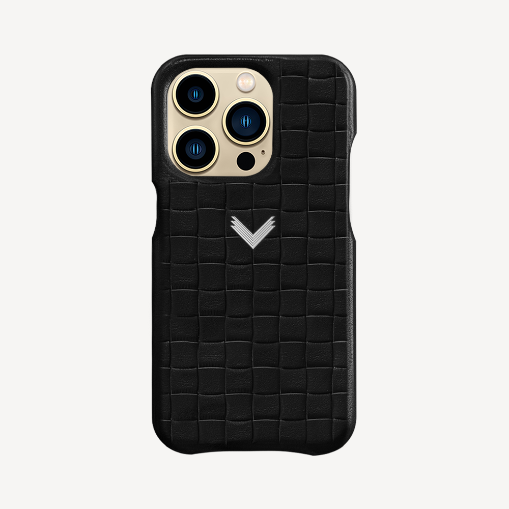 iPhone 14 Pro Phone Case, Calf Leather