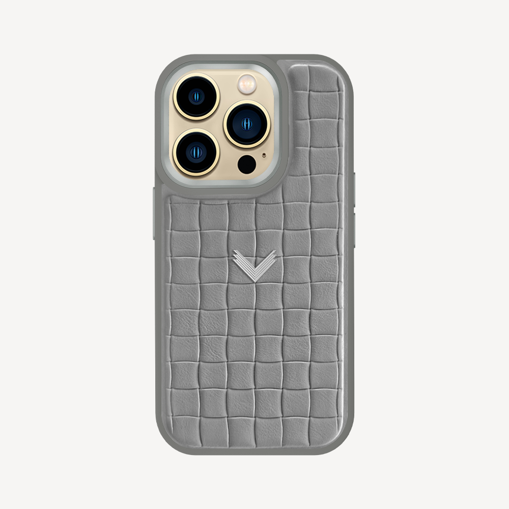 iPhone 15 Pro Phone Case, Calf Leather