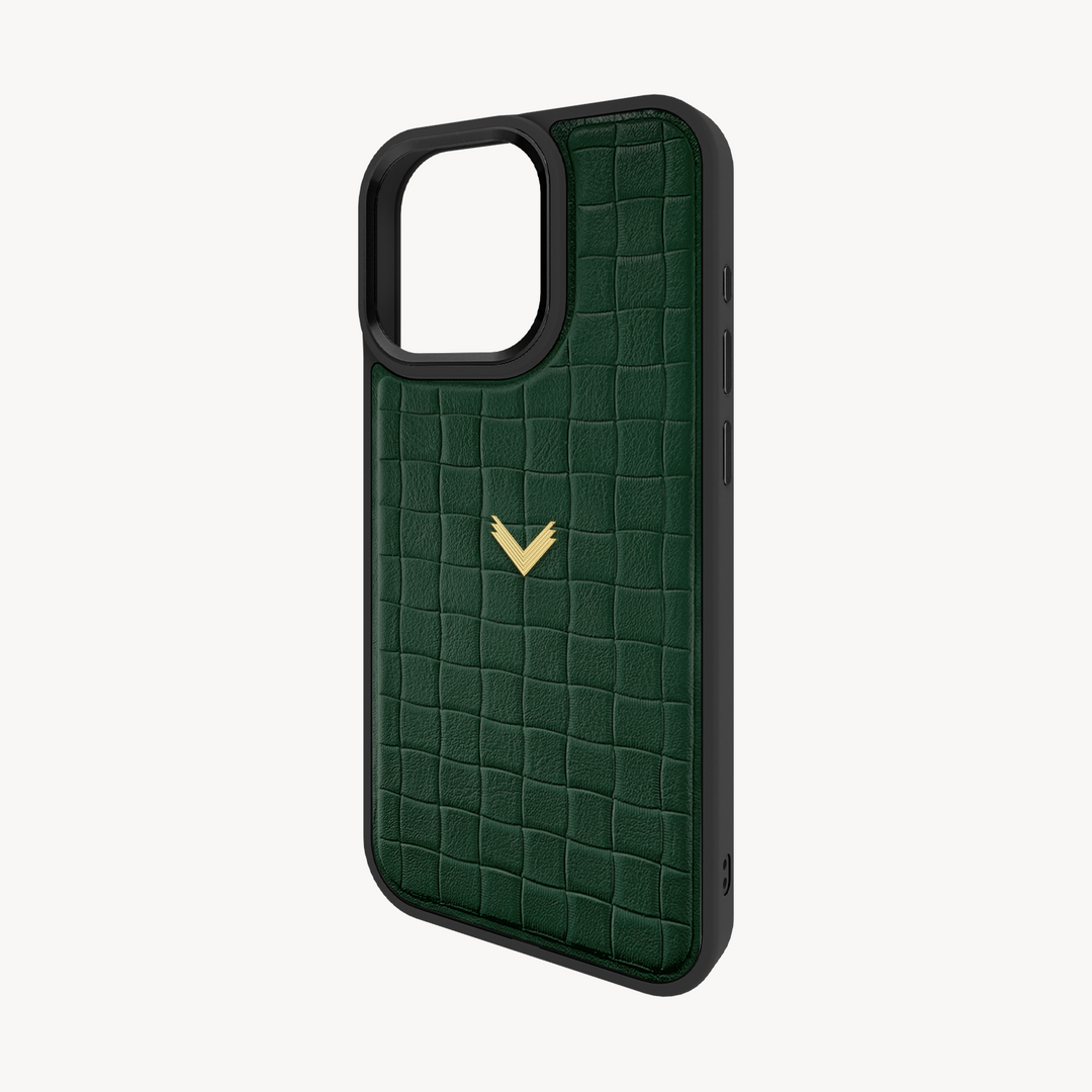 iPhone 15 Pro Phone Case, Calf Leather