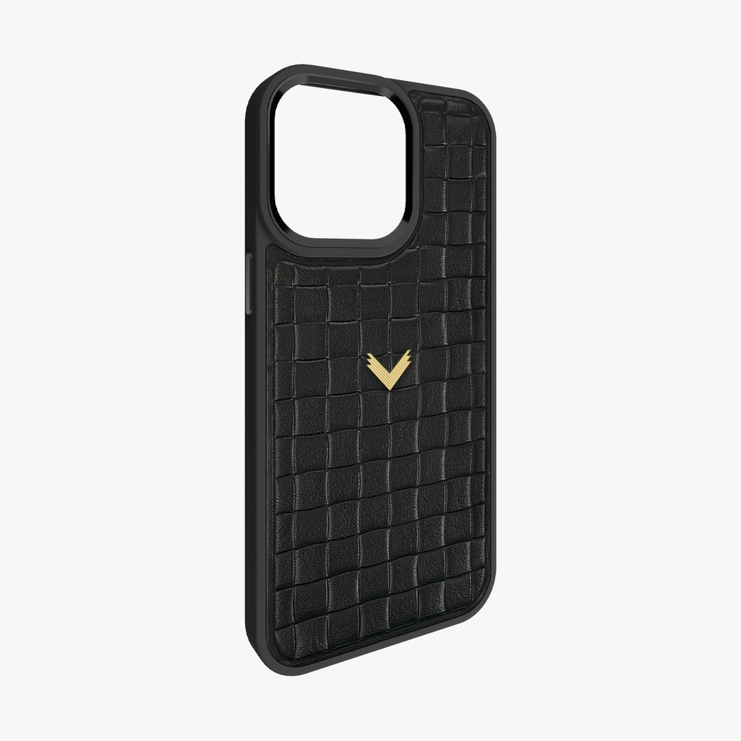 iPhone 15 Pro Max Phone Case, Calf Leather