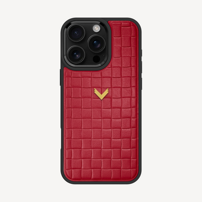 iPhone 16 Pro Max Phone Case, Calf Leather