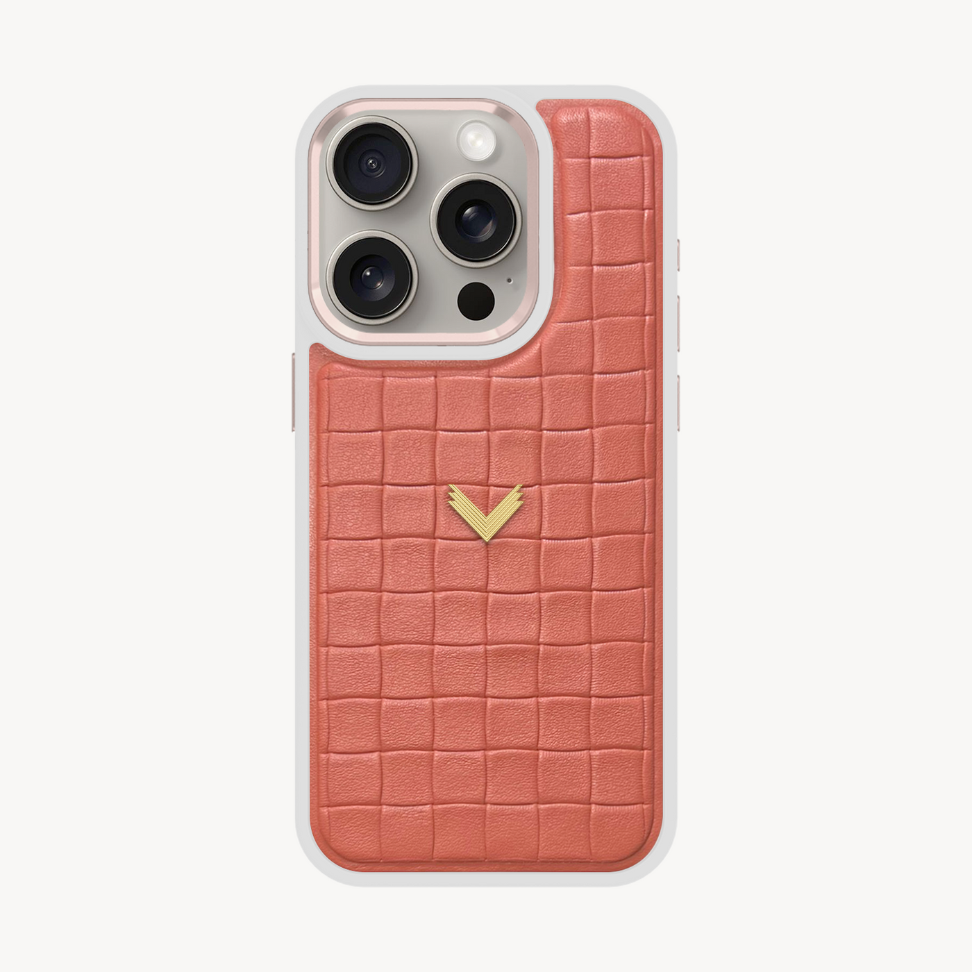 iPhone 15 Pro Phone Case, Calf Leather