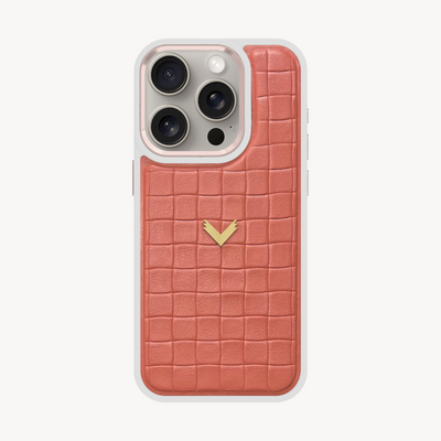 iPhone 15 Pro Phone Case, Calf Leather