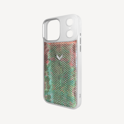 iPhone 17 Pro Max Phone Case, Python Leather