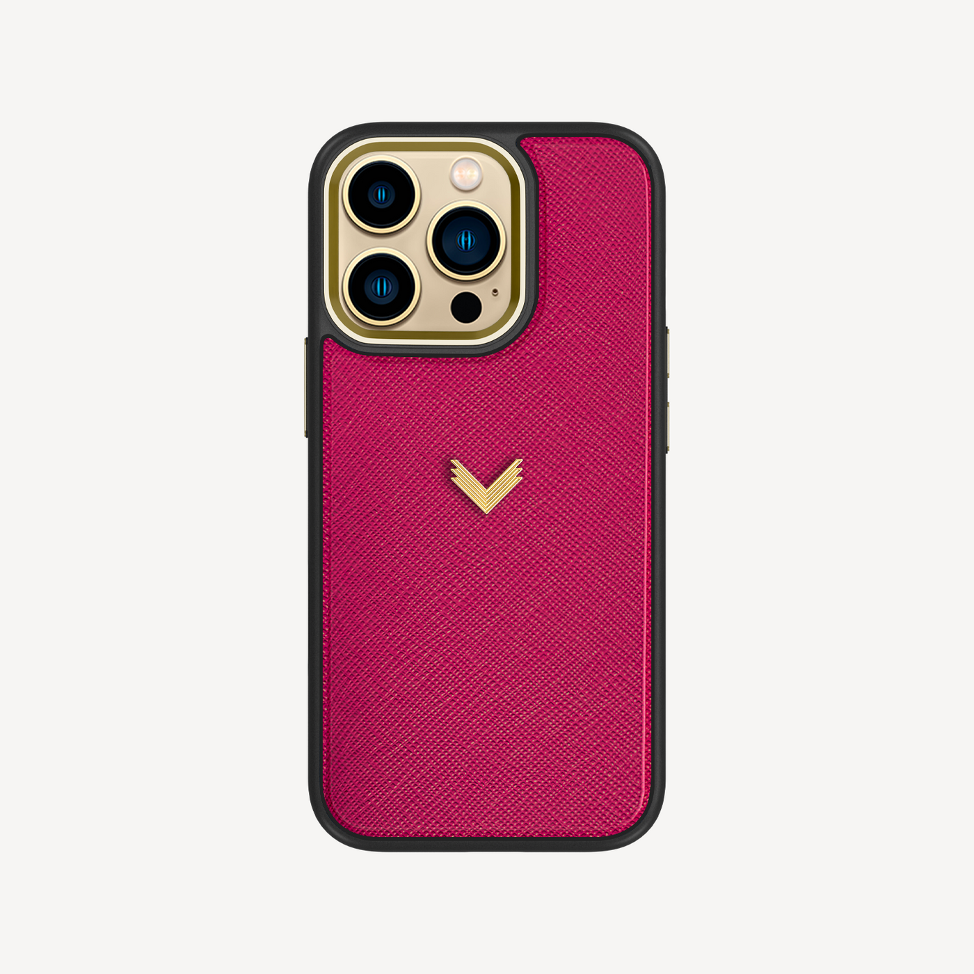 iPhone 14 Pro Phone Case, Saffiano Leather