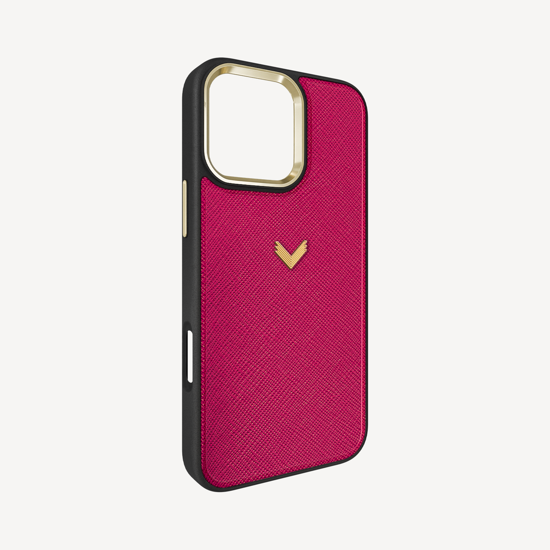 iPhone 16 Pro Phone Case, Saffiano Leather