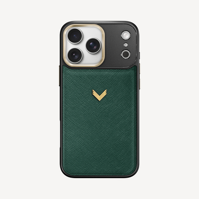iPhone 17 Pro Phone Case, Saffiano Leather