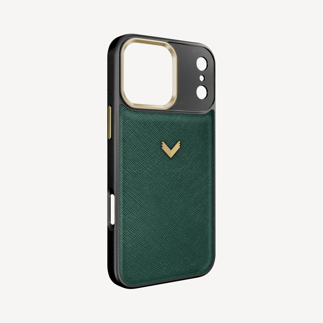 iPhone 17 Pro Phone Case, Saffiano Leather