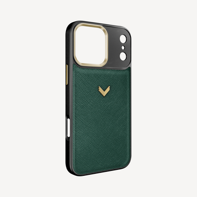 iPhone 17 Pro Phone Case, Saffiano Leather