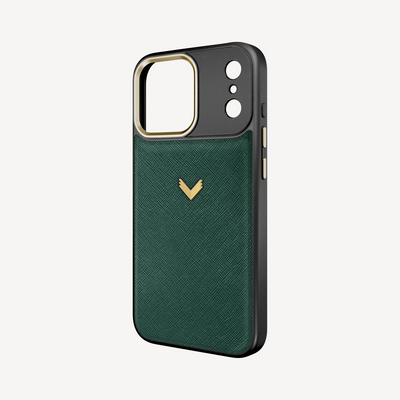 iPhone 17 Pro Phone Case, Saffiano Leather