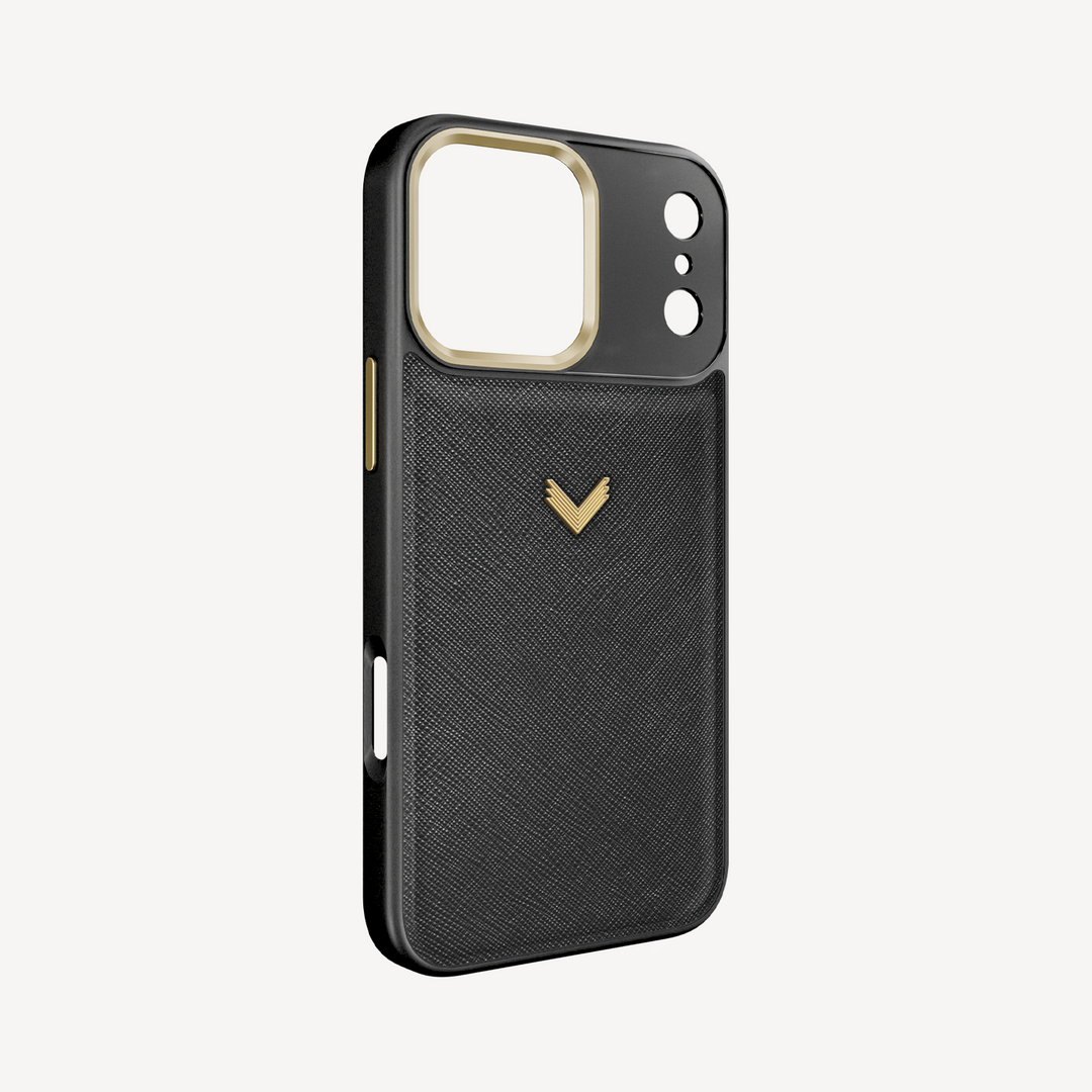 iPhone 17 Pro Phone Case, Saffiano Leather
