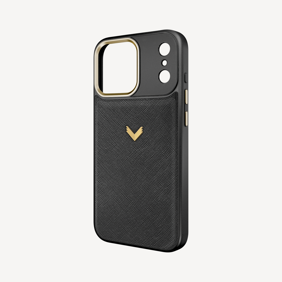 iPhone 17 Pro Phone Case, Saffiano Leather