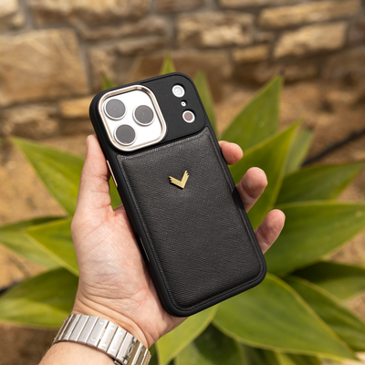 iPhone 17 Pro Max Phone Case, Saffiano Leather