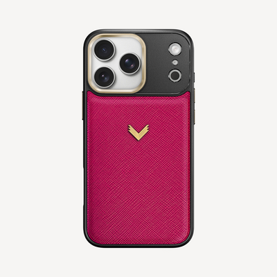 iPhone 17 Pro Phone Case, Saffiano Leather