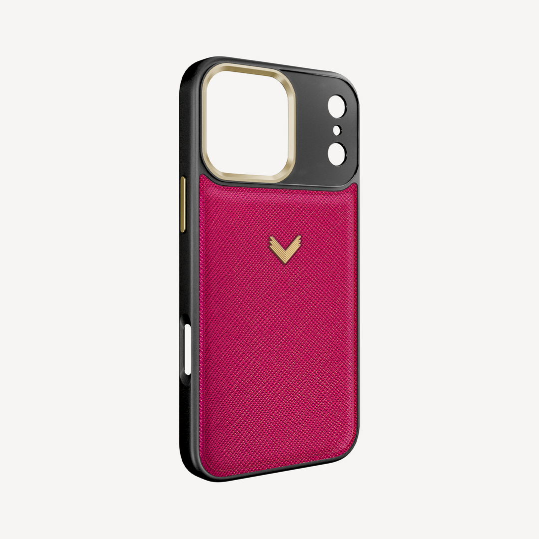 iPhone 17 Pro Phone Case, Saffiano Leather
