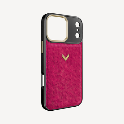 iPhone 17 Pro Phone Case, Saffiano Leather