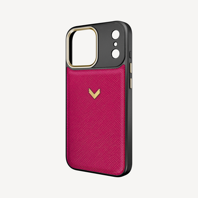 iPhone 17 Pro Phone Case, Saffiano Leather