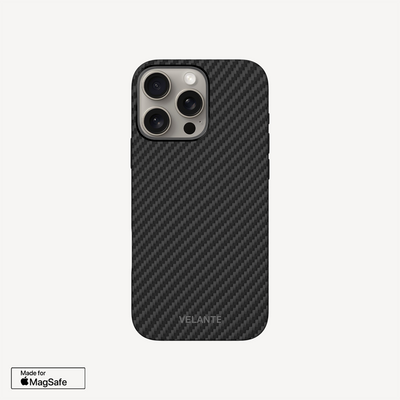 iPhone 15 Pro Max Phone Case, Kevlar Rubber, Aramid Fiber, MagSafe
