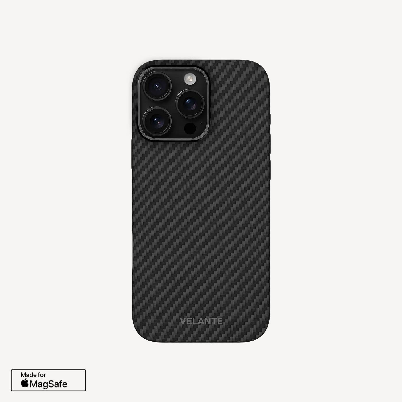 iPhone 16 Pro Max Phone Case, Kevlar Rubber, Aramid Fiber, MagSafe