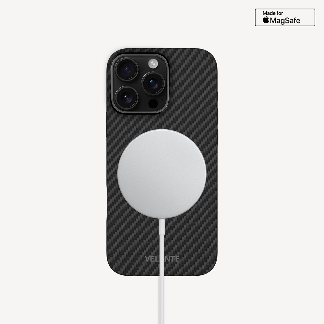 iPhone 16 Pro Phone Case, Kevlar Rubber, Aramid Fiber, MagSafe