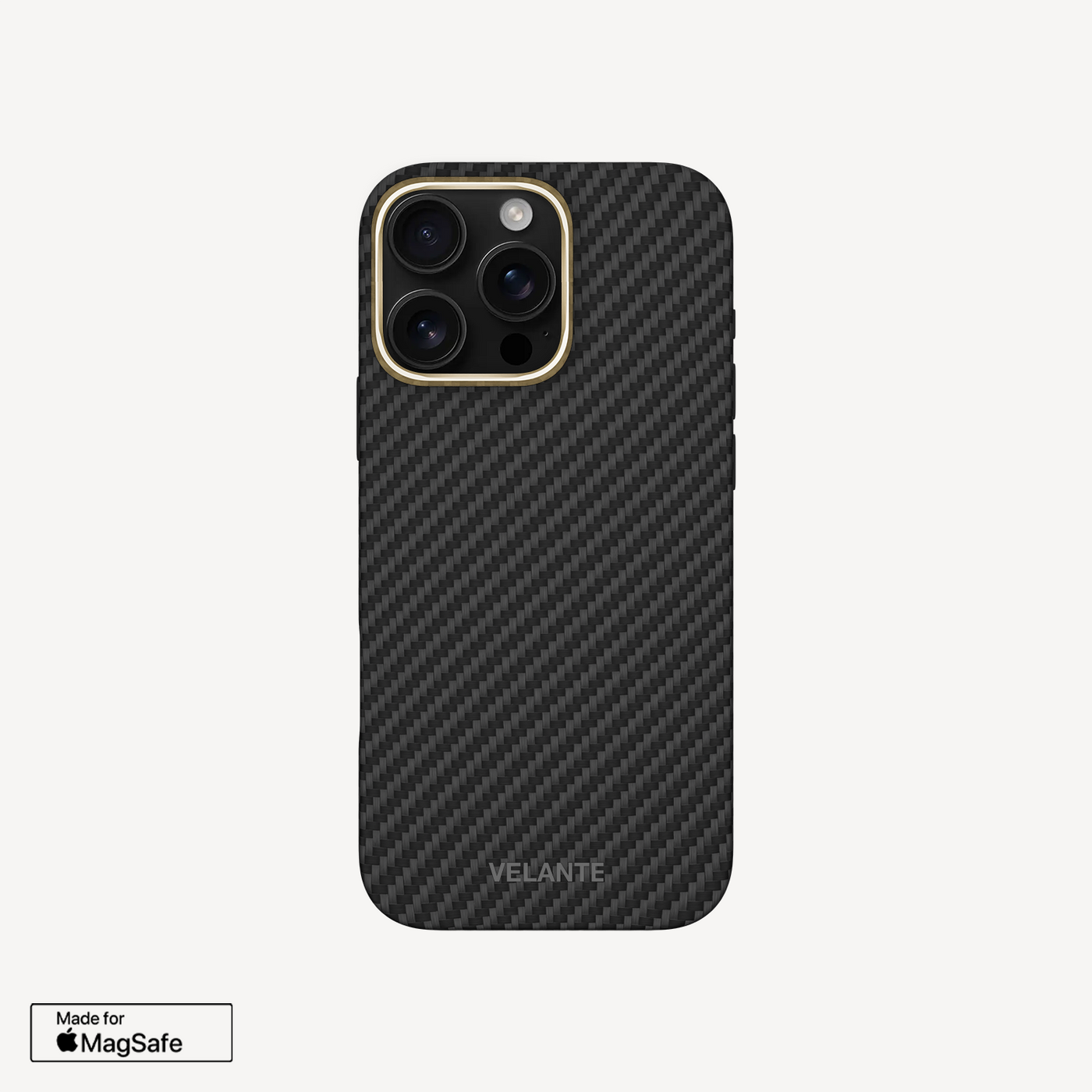 iPhone 16 Pro Max Phone Case, Kevlar Rubber, Aramid Fiber, MagSafe