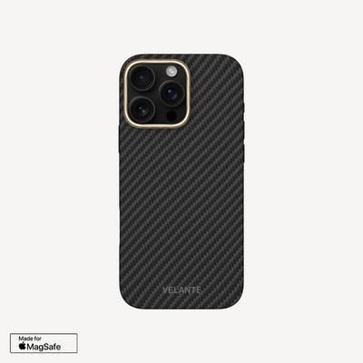 iPhone 16 Pro Max Phone Case, Kevlar Rubber, Aramid Fiber, MagSafe