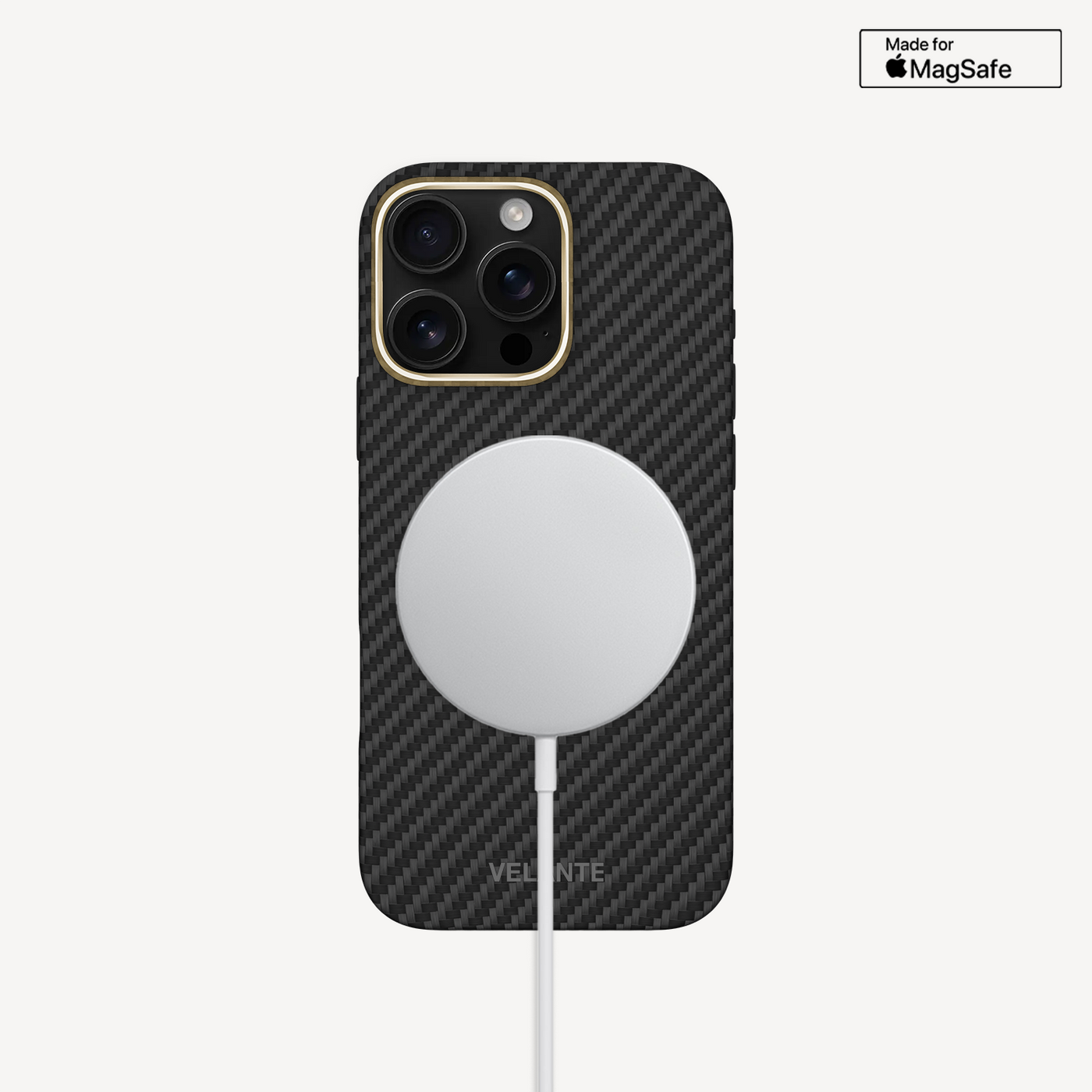 iPhone 16 Pro Max Phone Case, Kevlar Rubber, Aramid Fiber, MagSafe