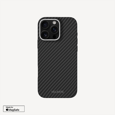 iPhone 16 Pro Phone Case, Kevlar Rubber, Aramid Fiber, MagSafe
