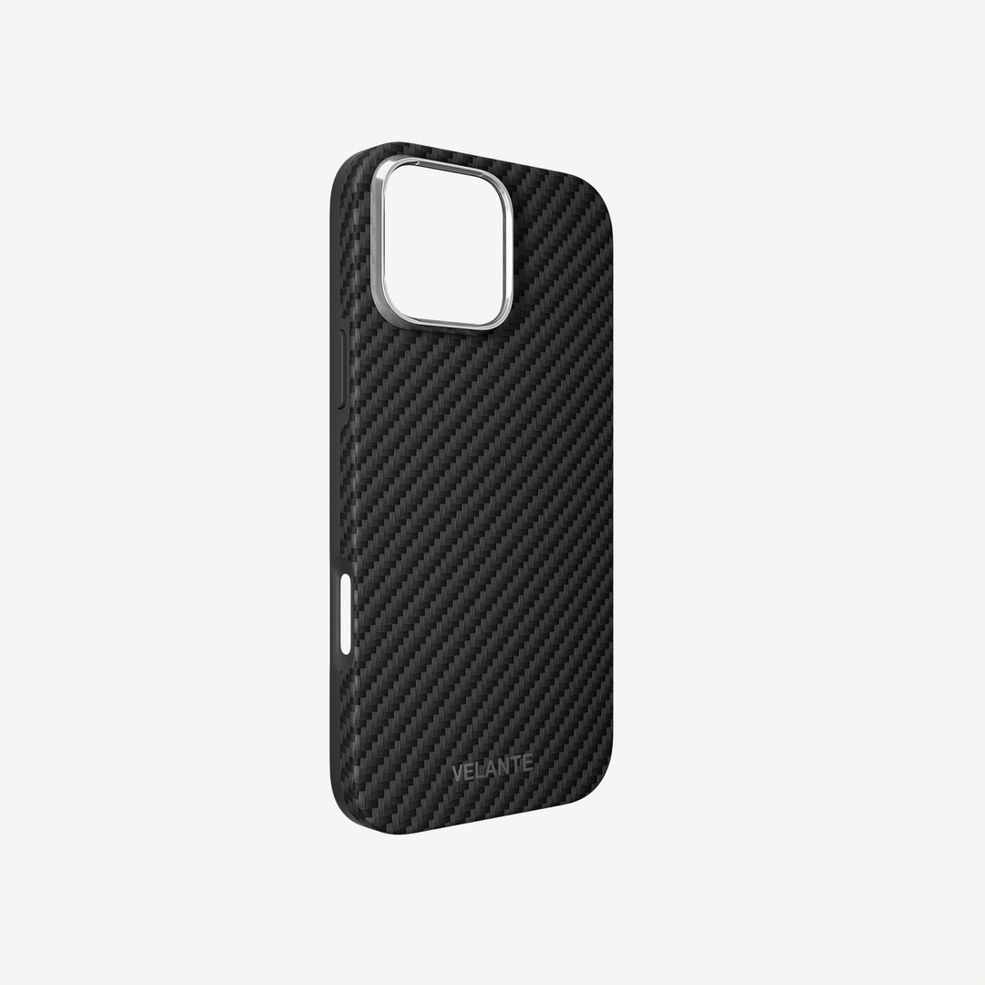 iPhone 16 Pro Max Phone Case, Kevlar Rubber, Aramid Fiber, MagSafe