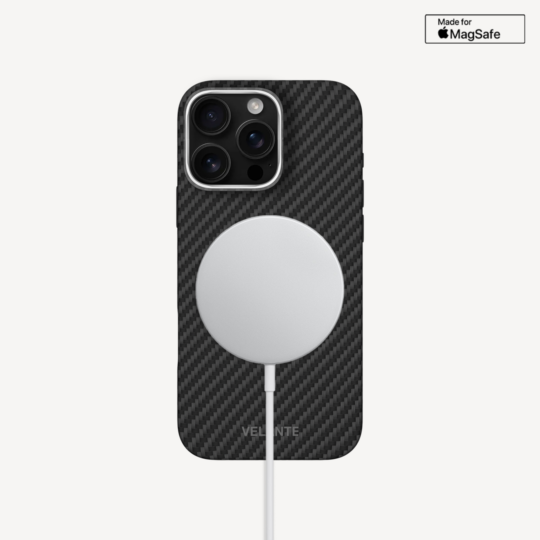 iPhone 16 Pro Phone Case, Kevlar Rubber, Aramid Fiber, MagSafe