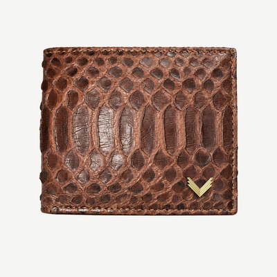 Classic Wallet with Pocket, Python Leather
