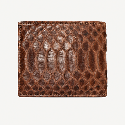 Classic Wallet with Pocket, Python Leather