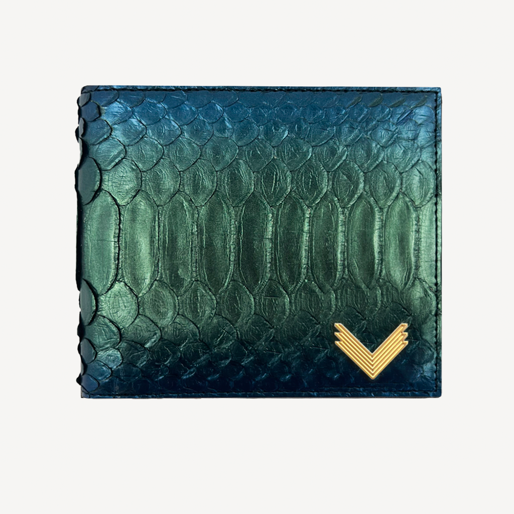 Classic Wallet, Python Leather