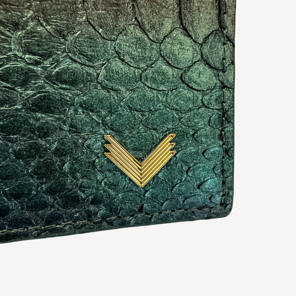 Classic Wallet, Python Leather