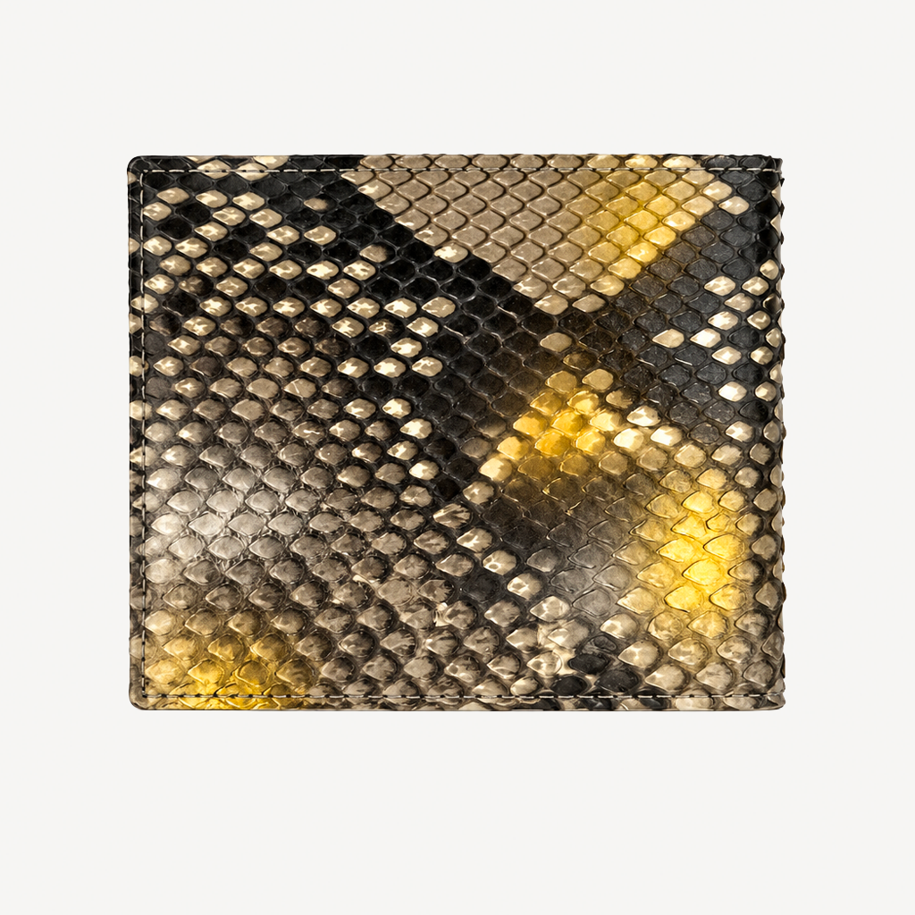 Classic Wallet, Python Leather