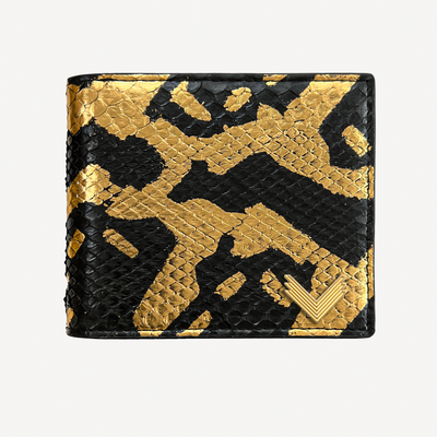 Classic Wallet, Python Leather