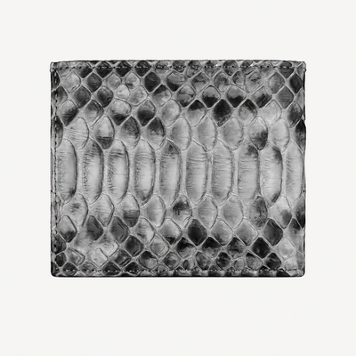 Classic Wallet with Interior Edge, Python Leather