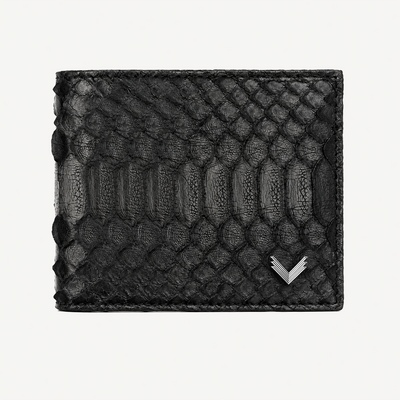 Classic Wallet with Pocket, Python Leather