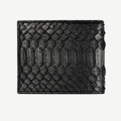 Classic Wallet with Pocket, Python Leather
