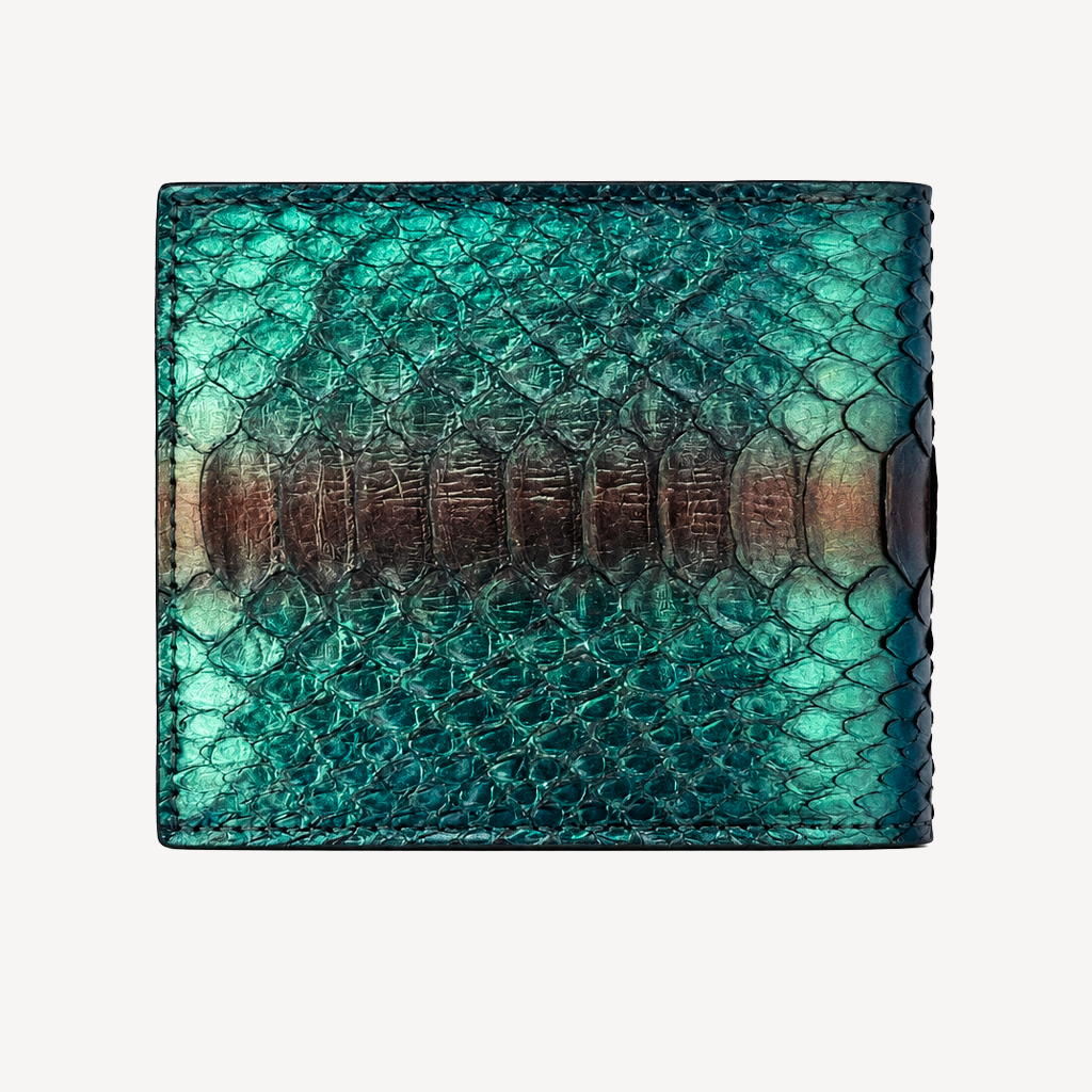 Classic Wallet, Python Leather