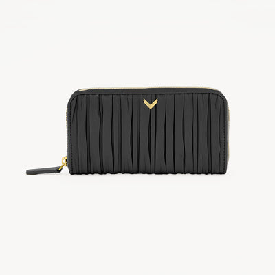Zipper Wallet, Calf Leather