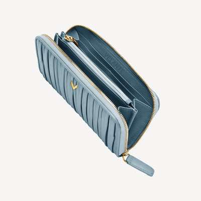 Zipper Wallet, Calf Leather