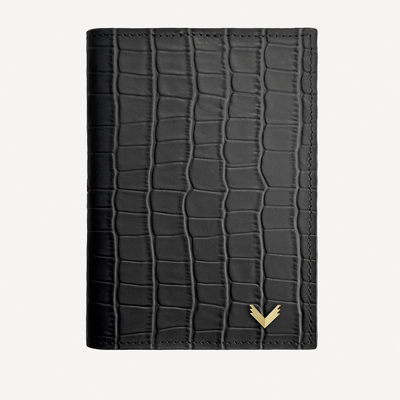 Passport Wallet, Python Leather