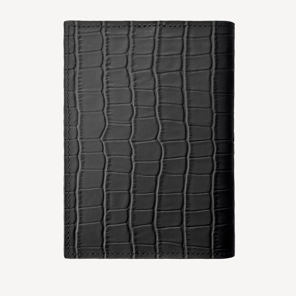 Passport Wallet, Python Leather