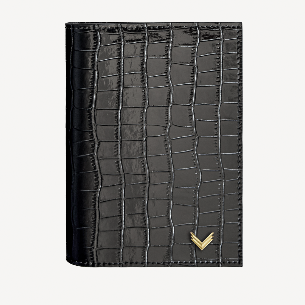 Passport Wallet, Python Leather