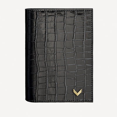 Passport Wallet, Python Leather