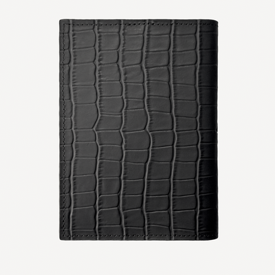 Passport Wallet, Python Leather