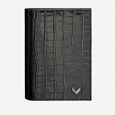 Passport Wallet, Python Leather