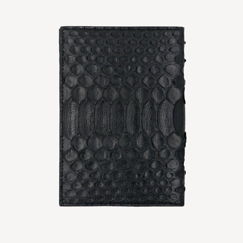 Passport Wallet, Python Leather
