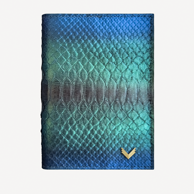 Passport Wallet, Python Leather